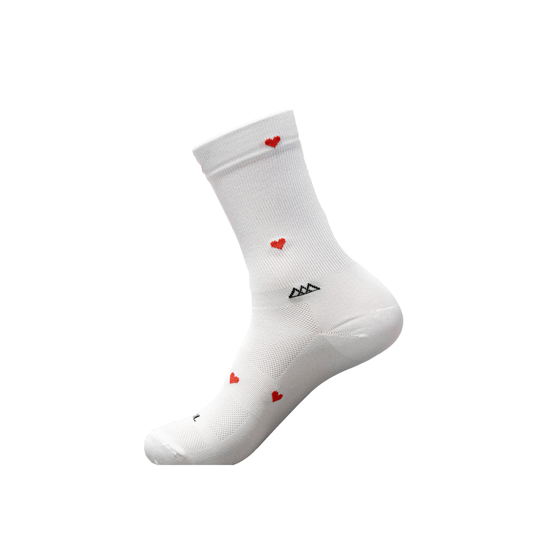 Socks 2Heart Blanco Rojo